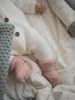 Loomknits Пинетки вязаные пудровые — изображение 3