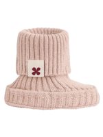Loomknits Пинетки вязаные пудровые — изображение 5