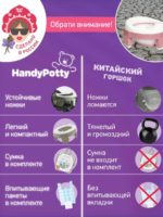 Roxy Kids Дорожный горшок 2в1 HandyPotty серый — изображение 11