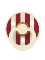 BIBS Пустышка Studio Colour Block Latex Ivory/Ruby 6-18 месяцев