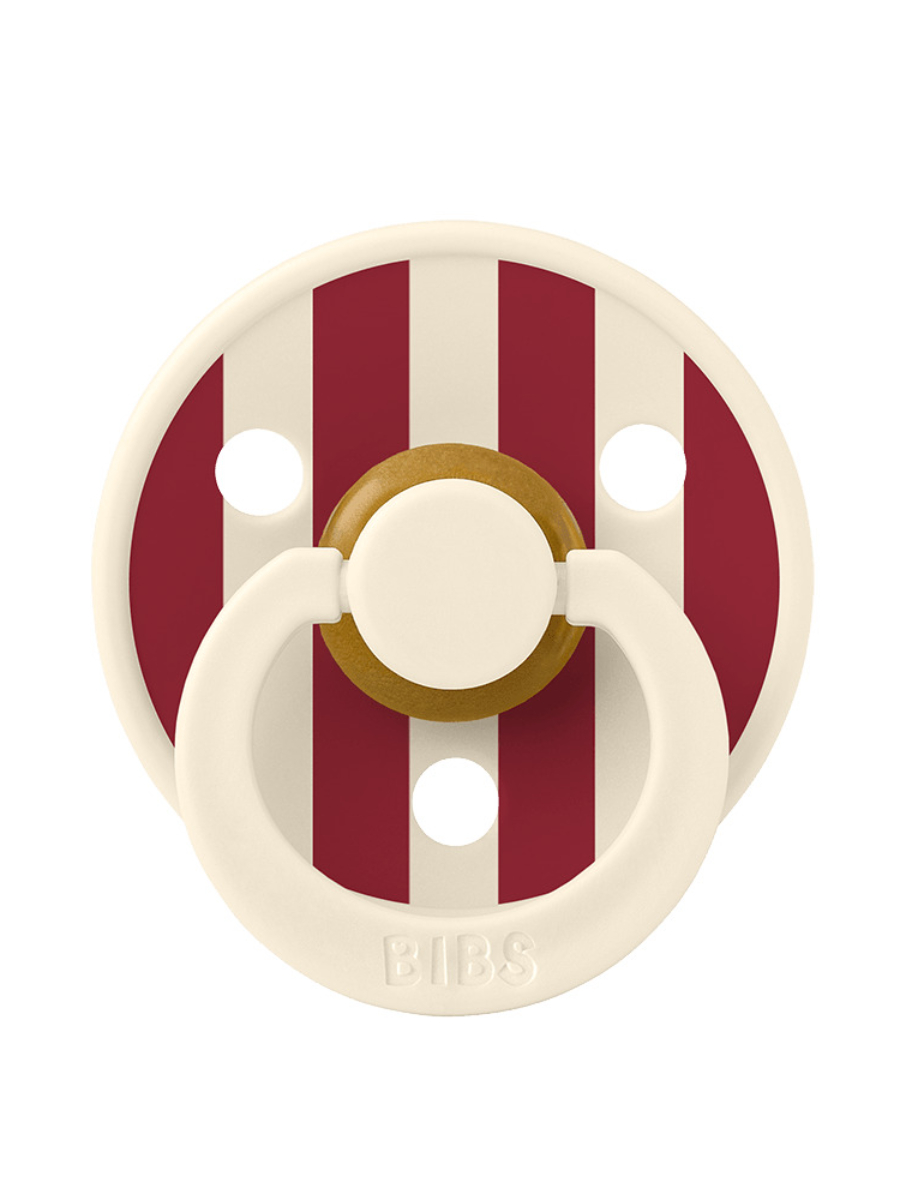 STUDIO Colour Block - Ivory Ruby BIBS Пустышка Studio Colour Block Latex Ivory/Ruby 6-18 месяцев — изображение 1