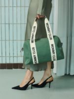Childhome Сумка-органайзер Mommy Club Signature Canvas Green — изображение 7