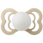 BIBS Пустышка ночная Supreme Silicone Glow Vanilla 0-6 месяцев