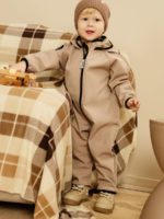 ToucanKids Демисезонный комбинезон Softshell бежевый — изображение 2