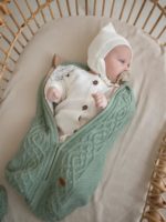 Loomknits Шапочка вязаная Elf кремовая — изображение 3