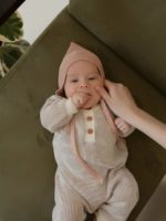 Loomknits Шапочка вязаная Elf пудровая — изображение 4