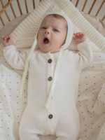 Loomknits Комбинезон вязаный кремовый — изображение 4