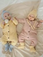 Loomknits Комбинезон вязаный пудровый — изображение 2