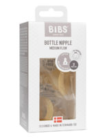 BIBS Набор из 2-х латексных сосок для бутылочки средний поток — изображение 2
