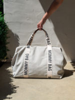 Childhome Сумка для мамы Mommy Bag Signature Canvas Offwhite — изображение 11