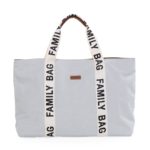 Childhome Сумка для мамы Family Bag Signature Canvas Off White