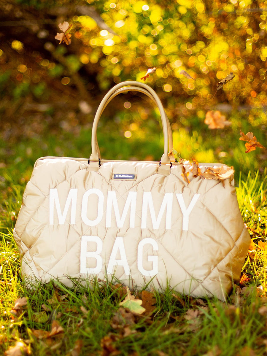 Childhome Сумка для мамы Mommy Bag Puffered Beige — изображение 14