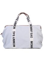 Childhome Сумка для мамы Mommy Bag Signature Canvas Offwhite