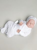 Happy Baby Набор из 2-х ползунков с закрытыми ножками White/Nature — изображение 2