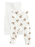 Happy Baby Набор из 2-х ползунков Milky/Bears