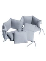 Perina Бортики для кроватки Soft Cotton голубой 360см