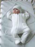 Toucan For Kids Комбинезон из футера с закрытыми ножками экрю — изображение 3