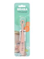 Beaba Эргономичная ложка для первого прикорма 1st Age Spoon Old Pink — изображение 5