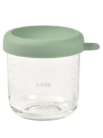 Beaba Стеклянный контейнер с крышкой Sage Green 250мл