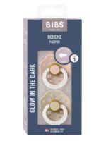BIBS Набор из 2-х пустышек Boheme Glow Latex Blush/Vanilla 0-6 месяцев — изображение 4