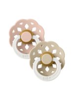 BIBS Набор из 2-х пустышек Boheme Glow Latex Blush/Vanilla 0-6 месяцев
