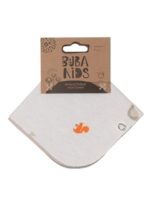 Buba Kids Набор из 3-х фланелевых платочков заповедный лес/серый/бежевый 25х25см — изображение 3
