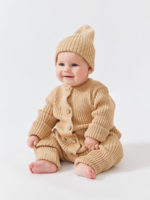 Happy Baby Комбинезон вязаный бежевый — изображение 5