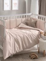 Perina Комплект постельных принадлежностей Teddy Sateen Collection бежевый 120х60 см — изображение 2