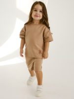 ToucanKids Комплект (футболка, шорты) корица — изображение 2