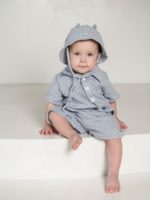 ToucanKids Панамка из муслина горошек на голубом — изображение 6