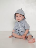ToucanKids Панамка из муслина горошек на голубом — изображение 7
