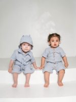 ToucanKids Панамка из муслина горошек на голубом — изображение 9
