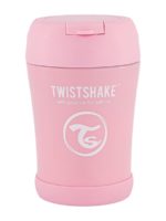 Twistshake Контейнер-термос для еды пастельно-розовый 350мл — изображение 4
