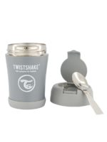 Twistshake Контейнер-термос для еды пастельно-серый 350мл