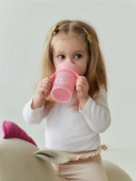 Twistshake Поильник 360 Cup пастельно-розовый 230мл — изображение 2