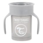 Twistshake Поильник 360 Cup пастельно-серый 230мл