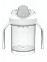 Twistshake Поильник-непроливайка Mini Cup белый 230мл
