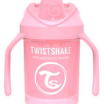 Twistshake Поильник-непроливайка Mini Cup пастельно-розовый 230мл