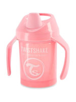 Twistshake Поильник-непроливайка Mini Cup пастельно-розовый 230мл — изображение 4