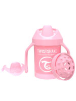 Twistshake Поильник-непроливайка Mini Cup пастельно-розовый 230мл — изображение 5