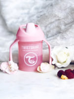 Twistshake Поильник-непроливайка Mini Cup пастельно-розовый 230мл — изображение 3
