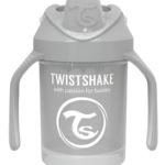 Twistshake Поильник-непроливайка Mini Cup пастельно-серый 230мл