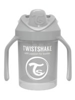 Twistshake Поильник-непроливайка Mini Cup пастельно-серый 230мл