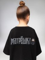 Bodo Футболка «Матрёшка» черная — изображение 7