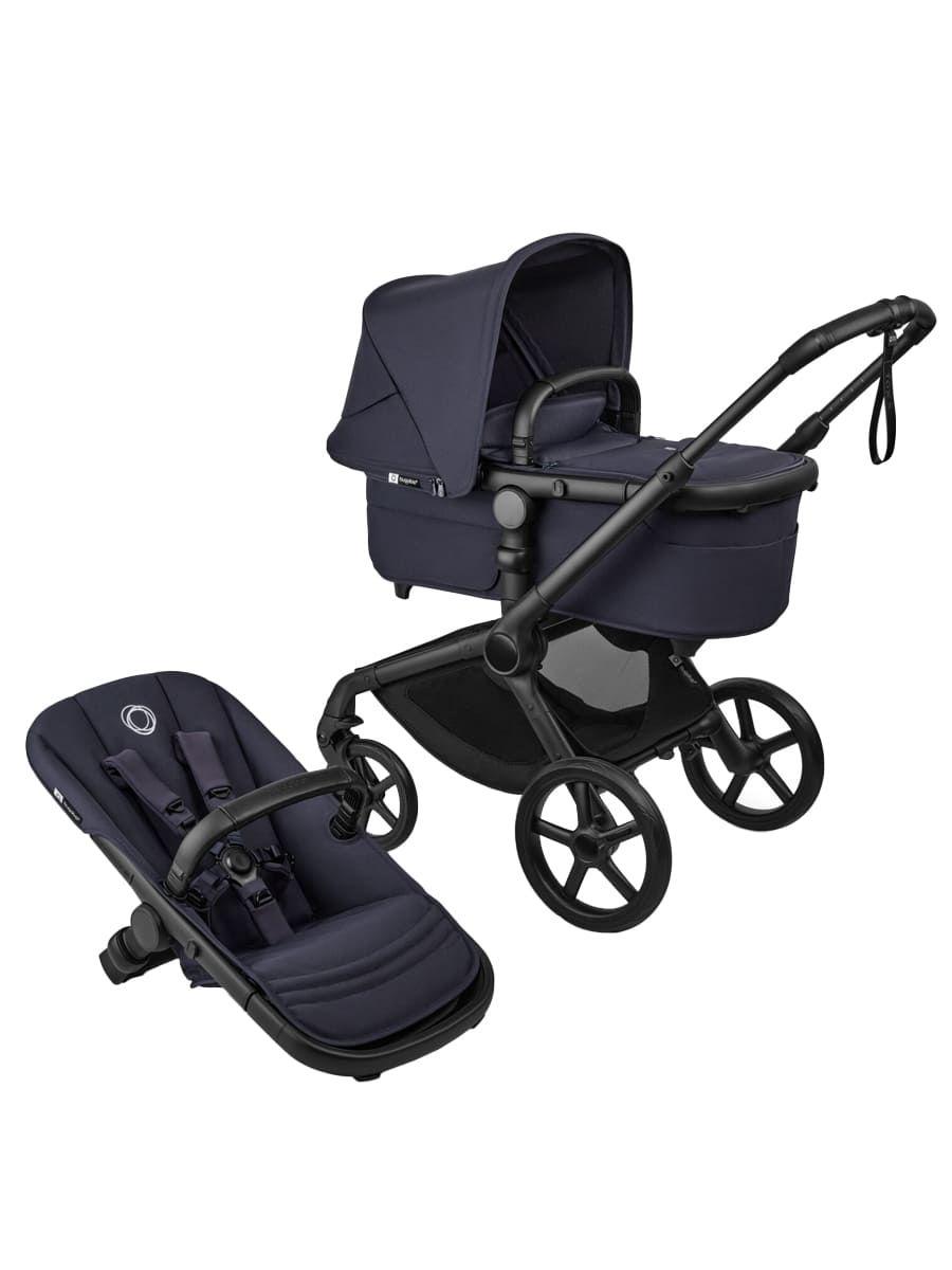 Коляска 2 в 1 Bugaboo Fox 5 Renew Black Deep indigo-deep indigo_002 Bugaboo Коляска 2 в 1 Fox 5 Renew Complete Black/Deep Indigo/Deep Indigo — изображение 1