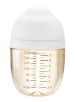 Mombella Антиколиковая бутылочка из полипропилена 210мл Wide Neck белая — изображение 3