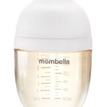 Mombella Антиколиковая бутылочка из полипропилена 210мл Wide Neck белая