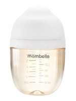 Mombella Антиколиковая бутылочка из полипропилена 210мл Wide Neck белая