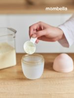 Mombella Антиколиковая силиконовая бутылочка 210мл Wide Neck розовая — изображение 6