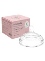 Mombella Силиконовая соска для широкой бутылочки Wide Neck M средний поток